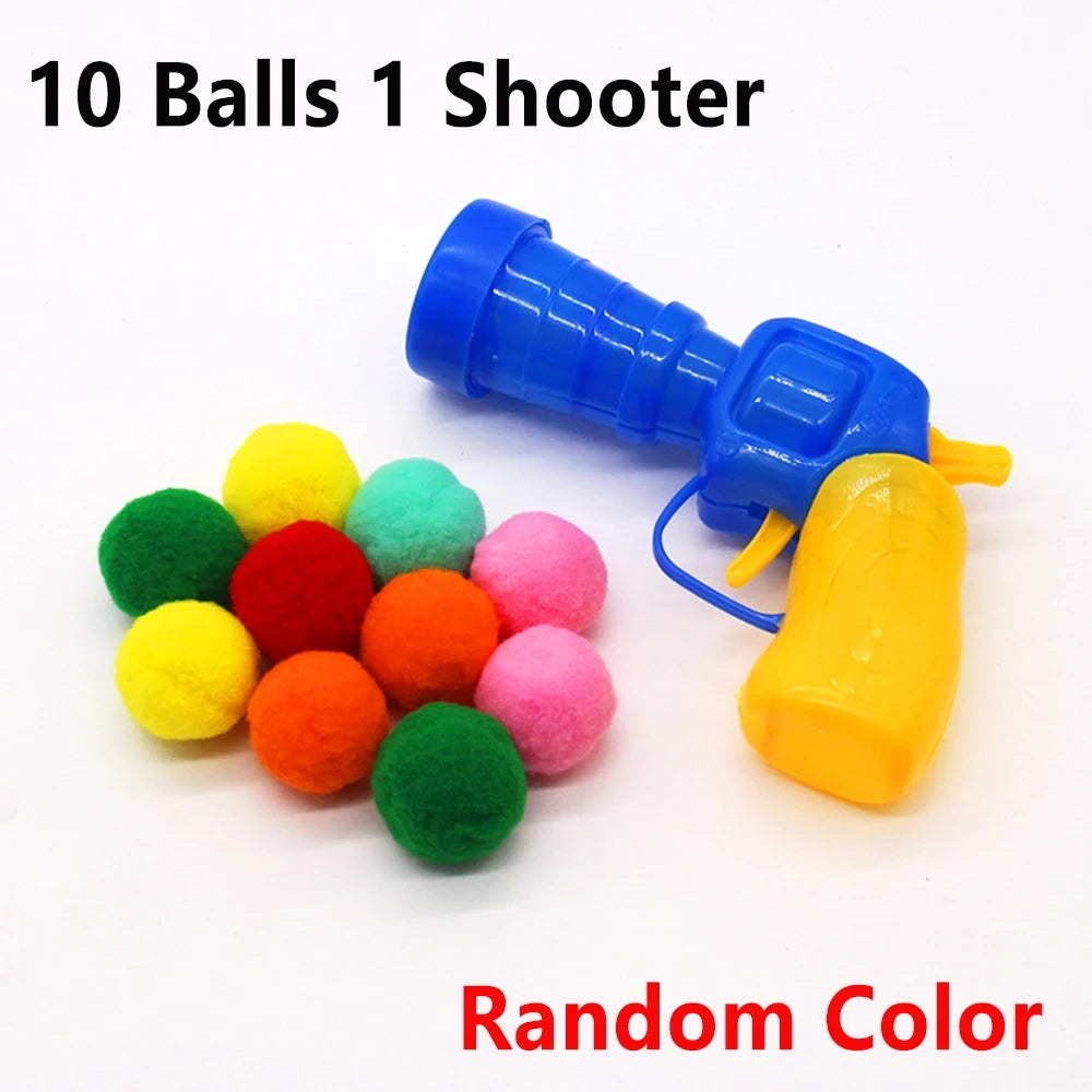 Interactive Cat Plush Ball Launcher