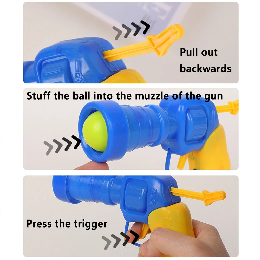 Interactive Cat Plush Ball Launcher