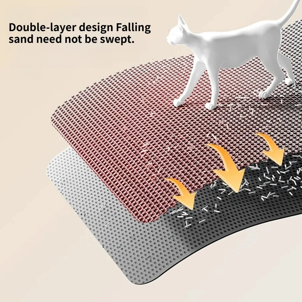 Double Layer Cat Litter Mat