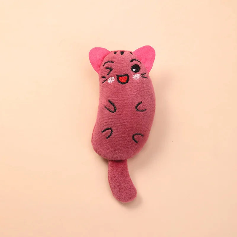Teeth Grinding Catnip Cat Toy Interactive Plush Cats Toy Mouse Shape Chewing Claw Thumb Bite Cat Mint for Funny Cat Accessories