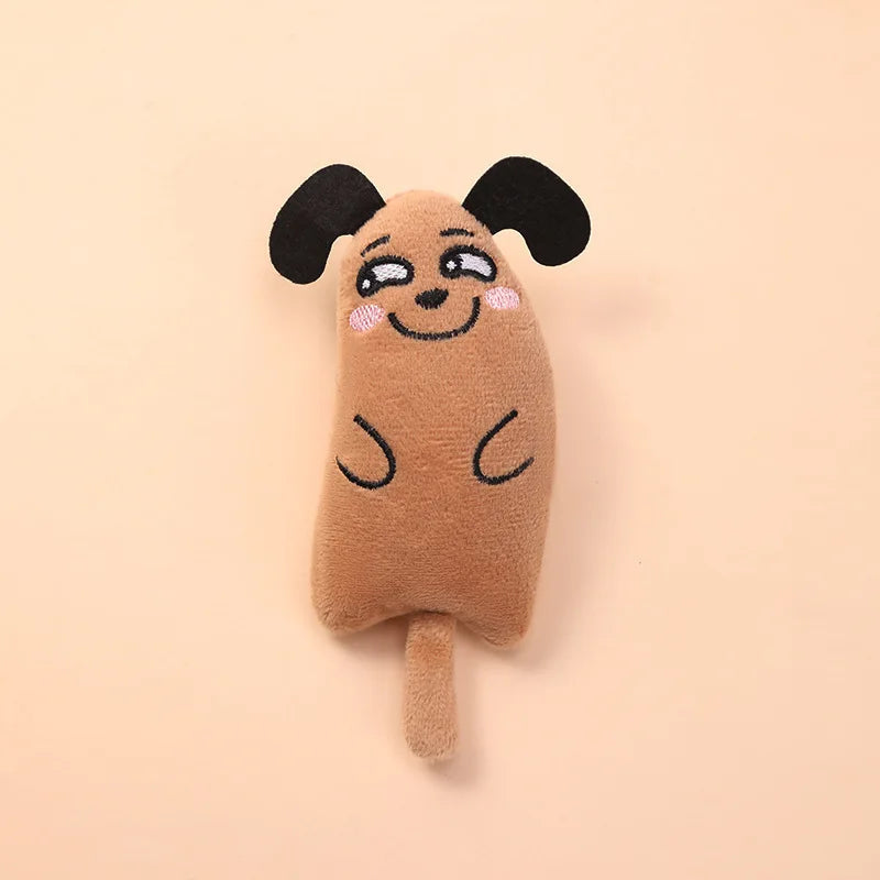 Teeth Grinding Catnip Cat Toy Interactive Plush Cats Toy Mouse Shape Chewing Claw Thumb Bite Cat Mint for Funny Cat Accessories